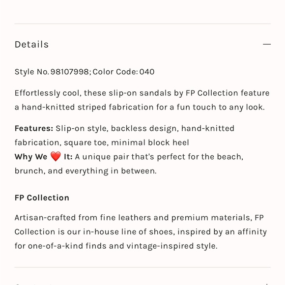 Free People show your stripes hand knitted sandal - Picture 17 of 17